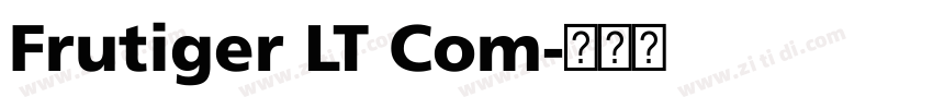 Frutiger LT Com字体转换 Frutiger LT Com字体转换